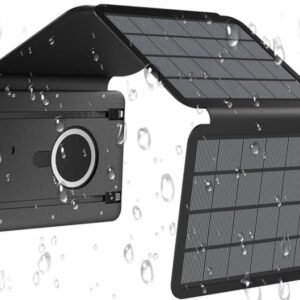 g motec 2402 modular foldable solar power bank with built in multi cables, wireless charging & magnetic detachable solar panels