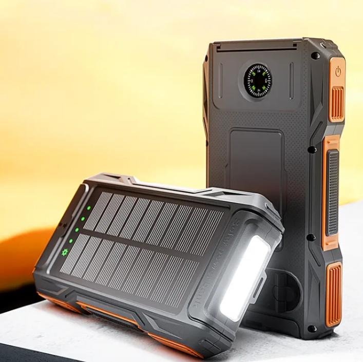 g motec 518 rugged outdoor solar power bank with integrated compass, emergency led light panel & kickstand g motec 518 rugged outdoor solar power bank with integrated compass, emergency led light panel & kickstand