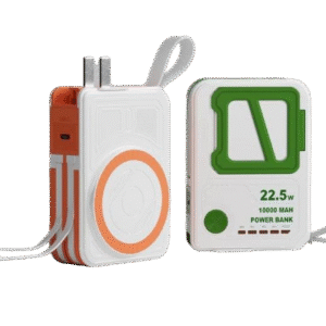G-motec TC1 Multi-Functional 22.5W Power Bank with Built-in Wall Plug & Cables