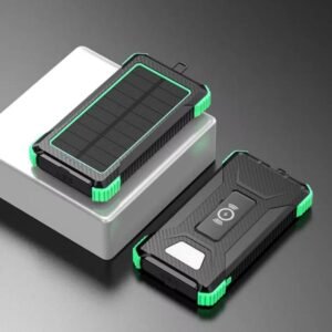 g motect 803 series tactical solar power bank with wireless charging pad & flashlight