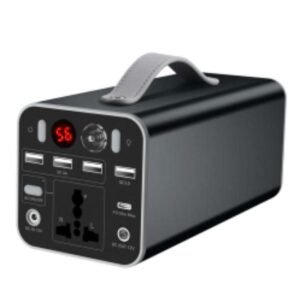 okd180pd series portable power station generator with universal ac outlet, pd fast charging & handle