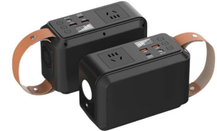 ops100 series portable power station generator with ac outlet, digital display & leather carry strap ops100 series portable power station generator with ac outlet, digital display & leather carry strap